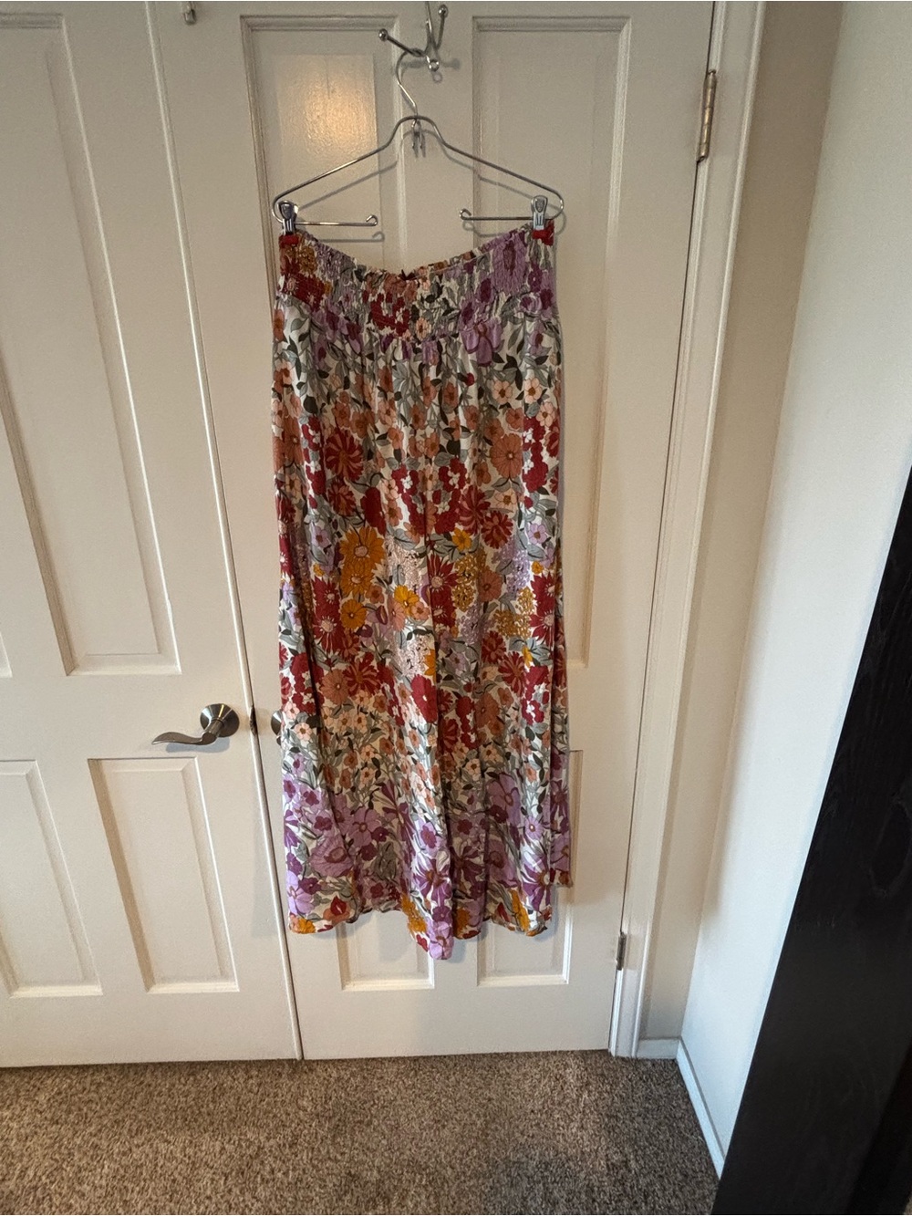 Floral Midi wide leg pants – Multi Floral Print